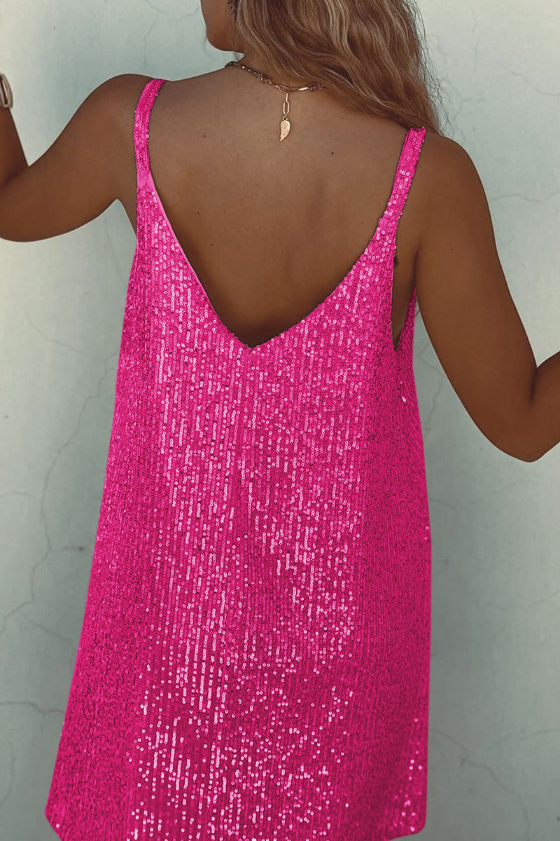Abigail - Vestito da Club con Paillettes Scintillanti