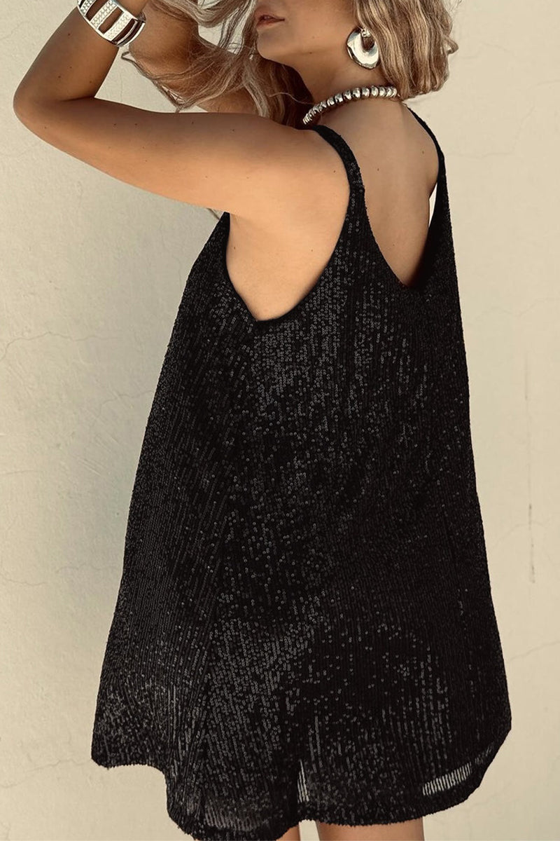 Abigail - Vestito da Club con Paillettes Scintillanti