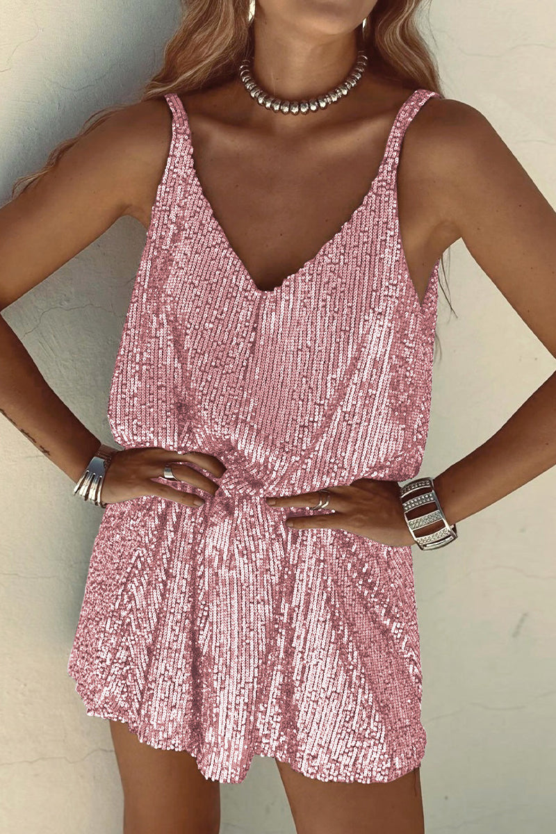 Abigail - Vestito da Club con Paillettes Scintillanti