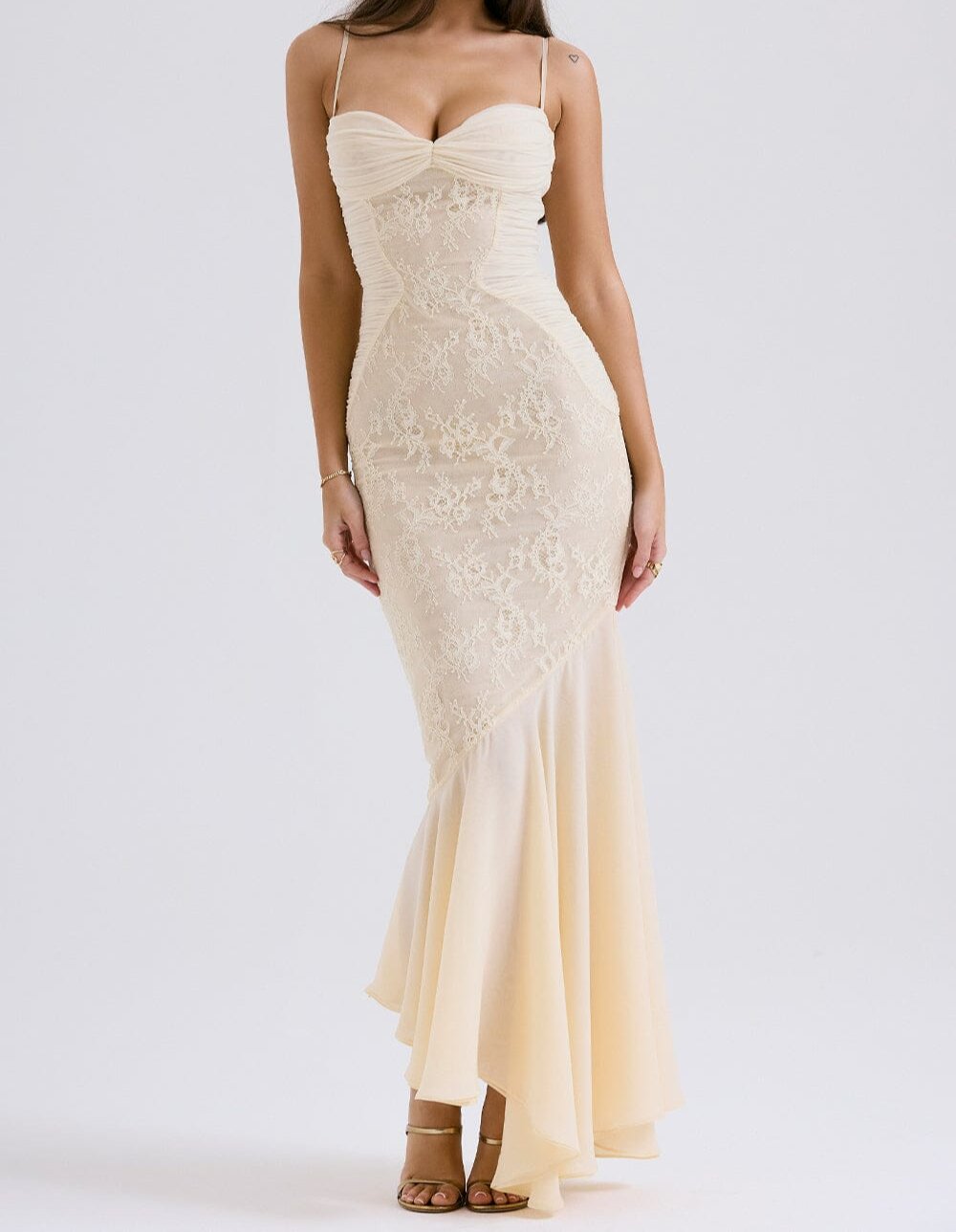 Georgina - Abito Elegante con Ricami