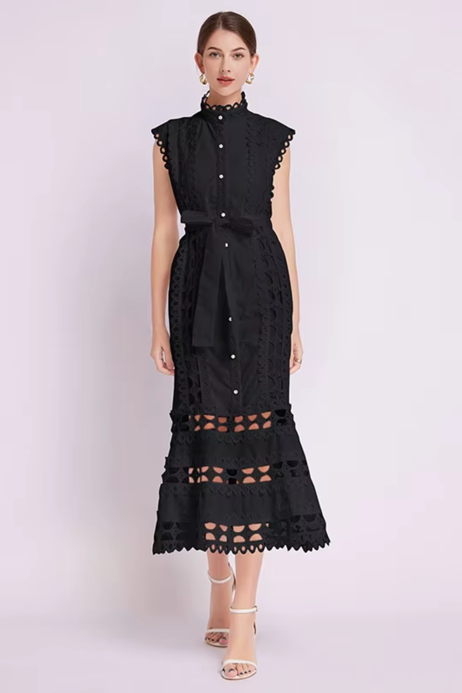 Amara - Vestito Elegante con Fiocco per Donna