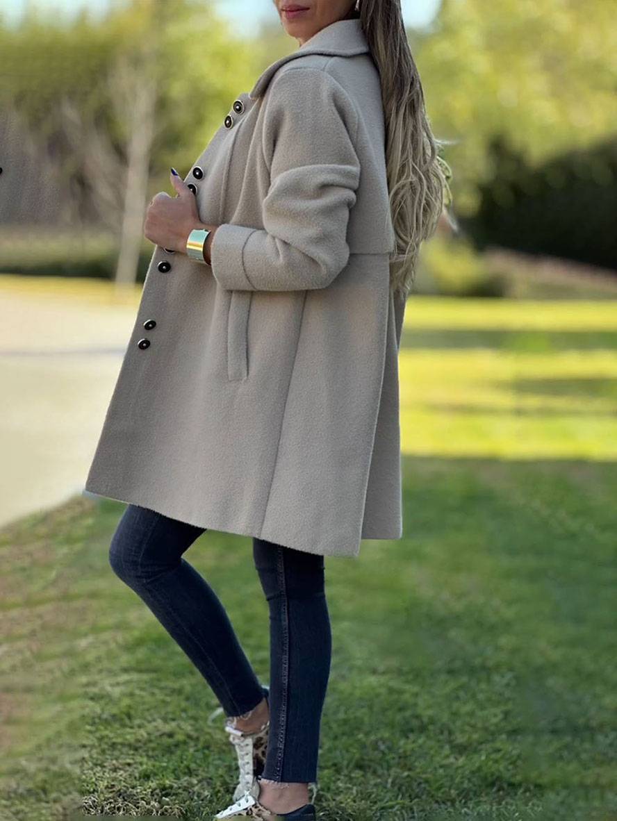 Freya - Elegante cappotto invernale a linea ad A