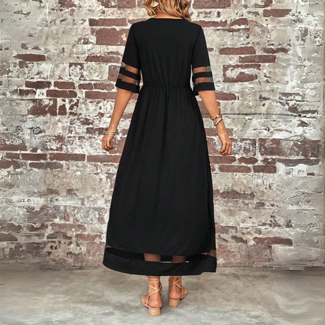 Lillian - Flattering Tummy Coverage Midi Dress