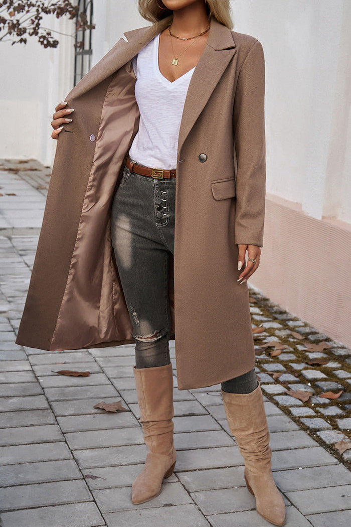 Ayvah – Dámský elegantní dlouhý zimní kabát na míru