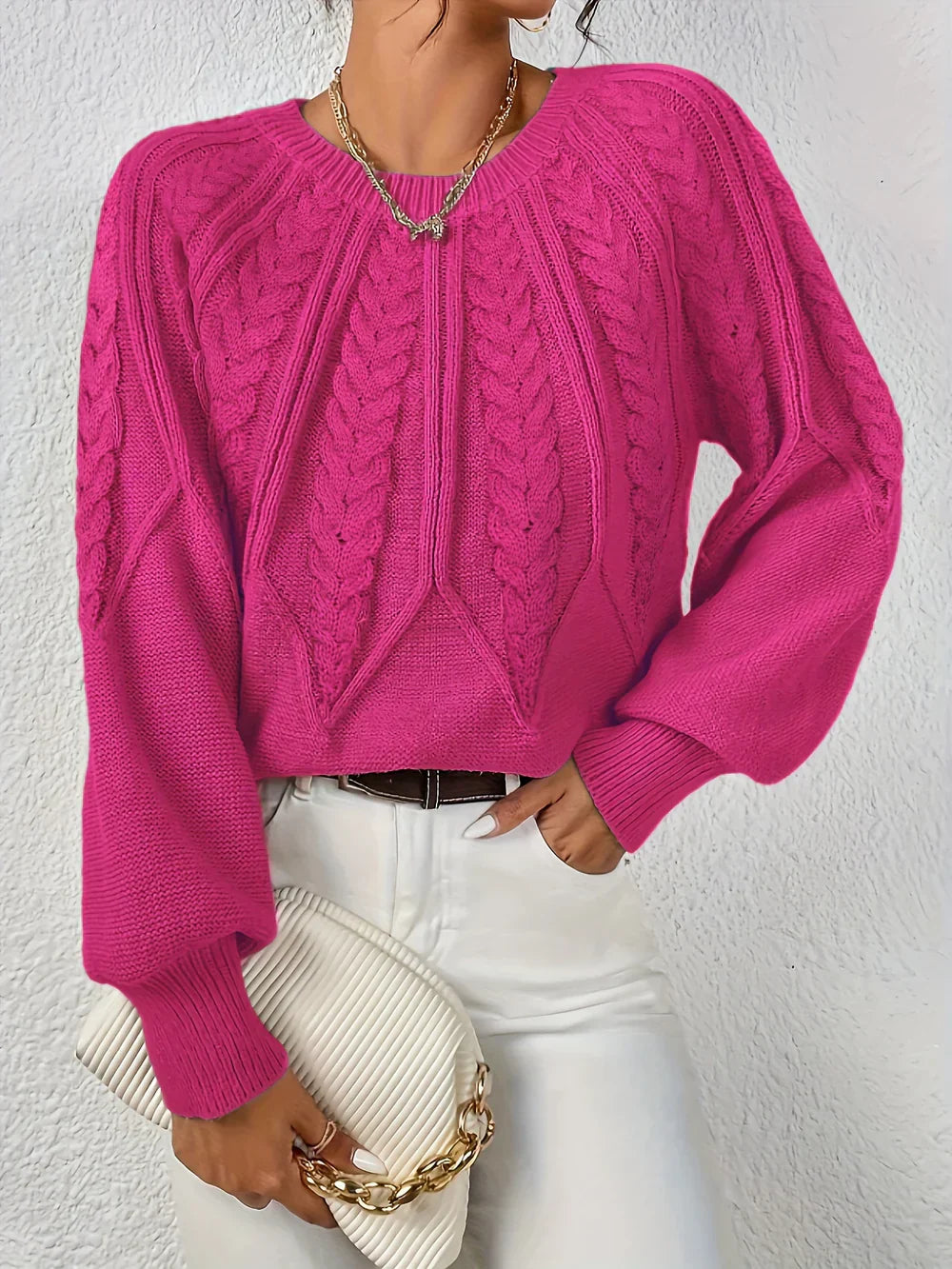 Georgina - Maglione a trecce