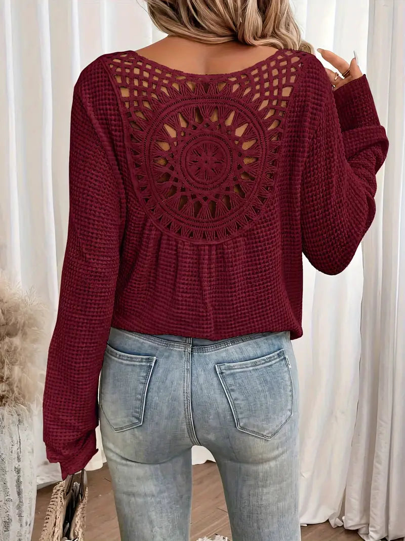 Miranda - Maglione elegante con scollo a V