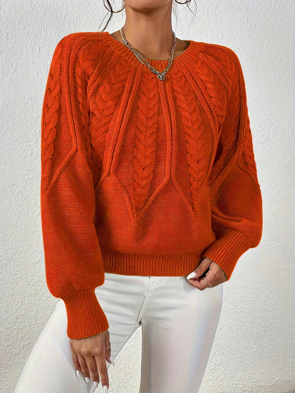 Georgina - Maglione a trecce