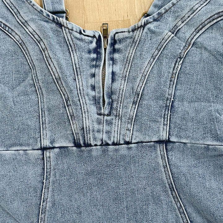 Davina - Abito Midi in Denim Casual Chic