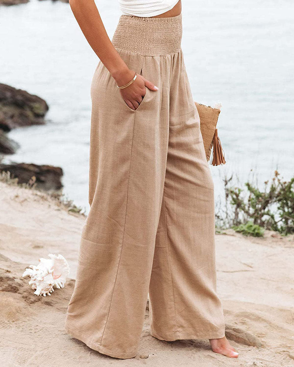 Valentina - Pantaloni Estivi Casual a Vestibilità Comoda