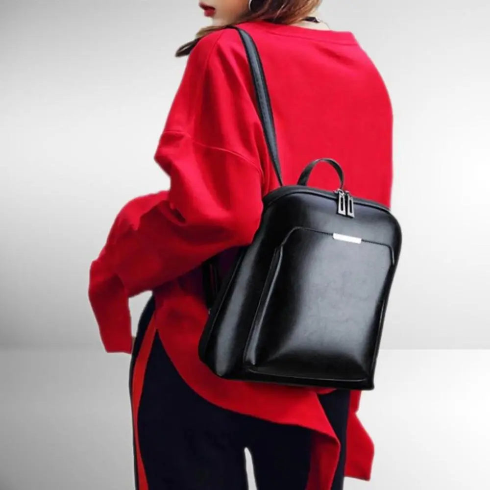 Alexis - Mochila Clásica con Doble Cremallera