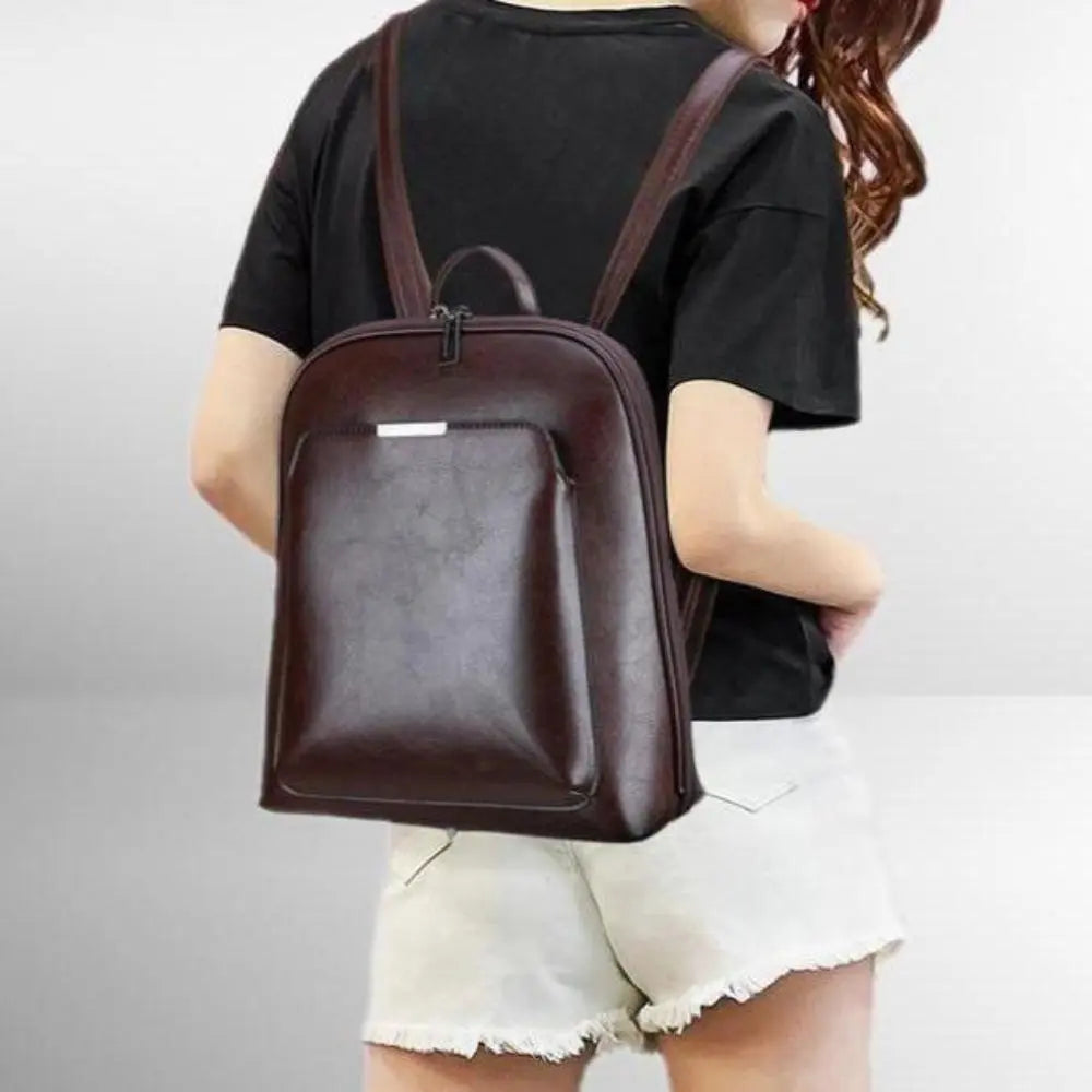 Alexis - Mochila Clásica con Doble Cremallera