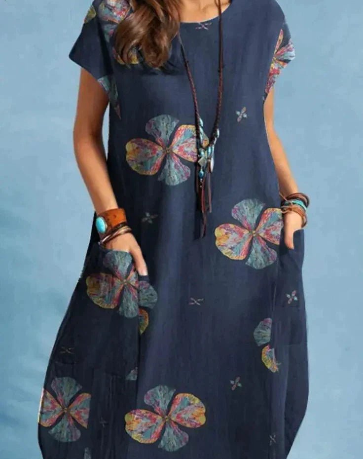 Hattie - Elegante Abito Midi Vintage (Disponibile in Taglie Forti)