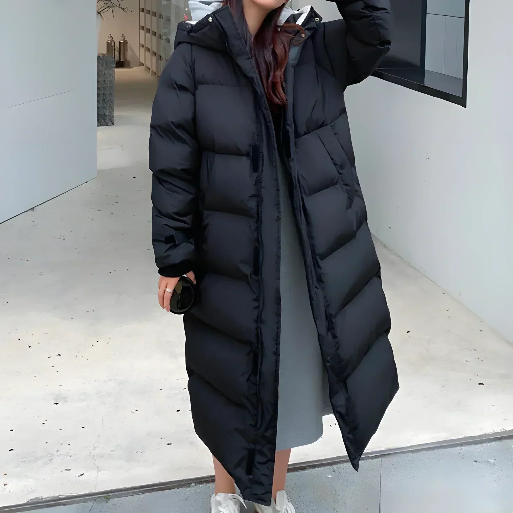 Gisella - Veste longue imperméable et coupe-vent pour une protection hivernale optimale