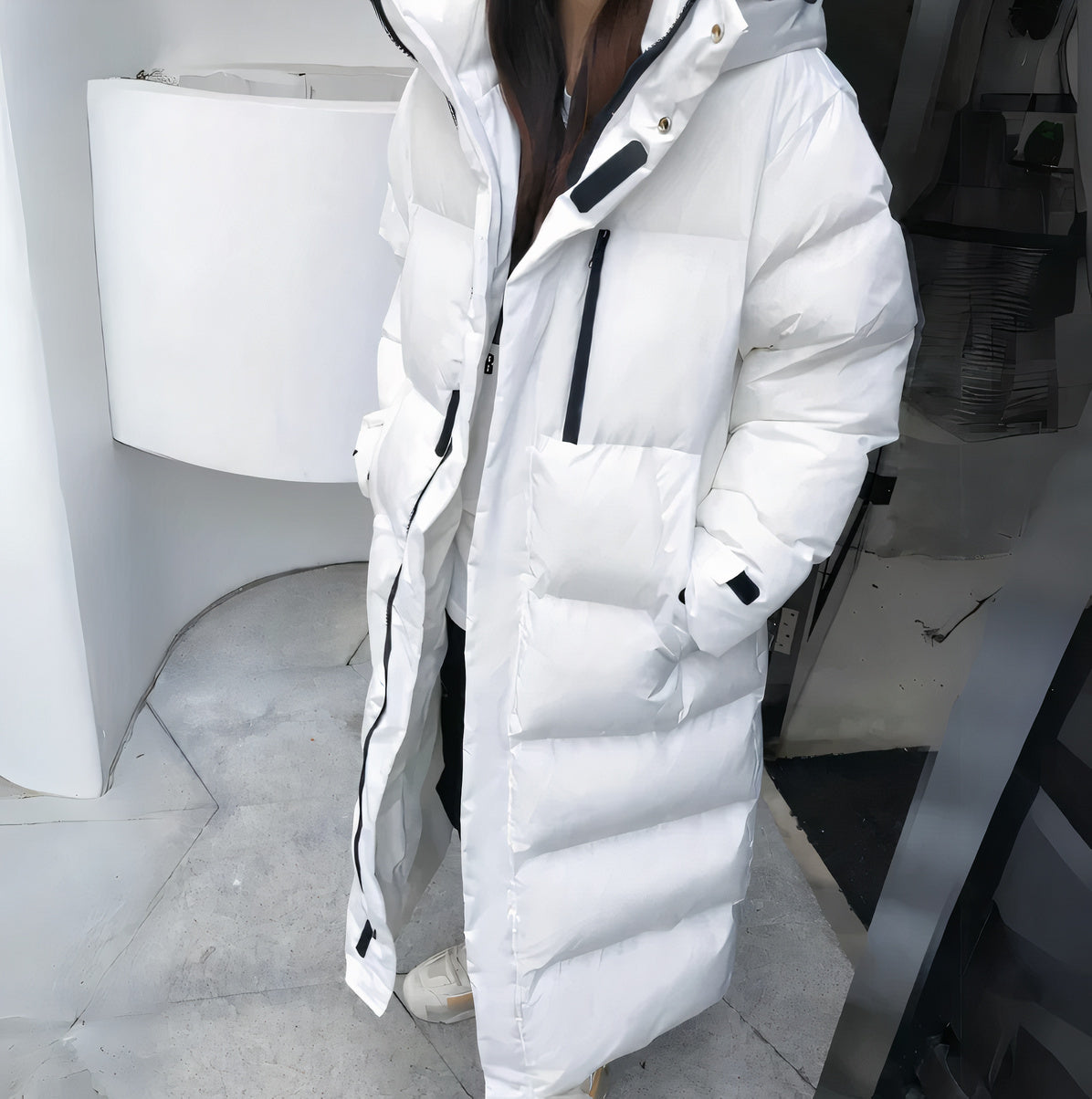 Gisella - Veste longue imperméable et coupe-vent pour une protection hivernale optimale