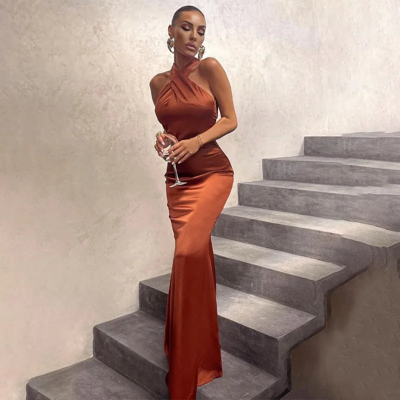 Naomi - Abito elegante in satin