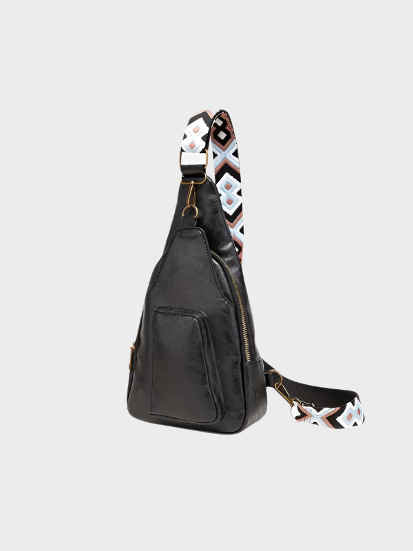 Mackenzie - Bolso bandolera vintage con correa geométrica