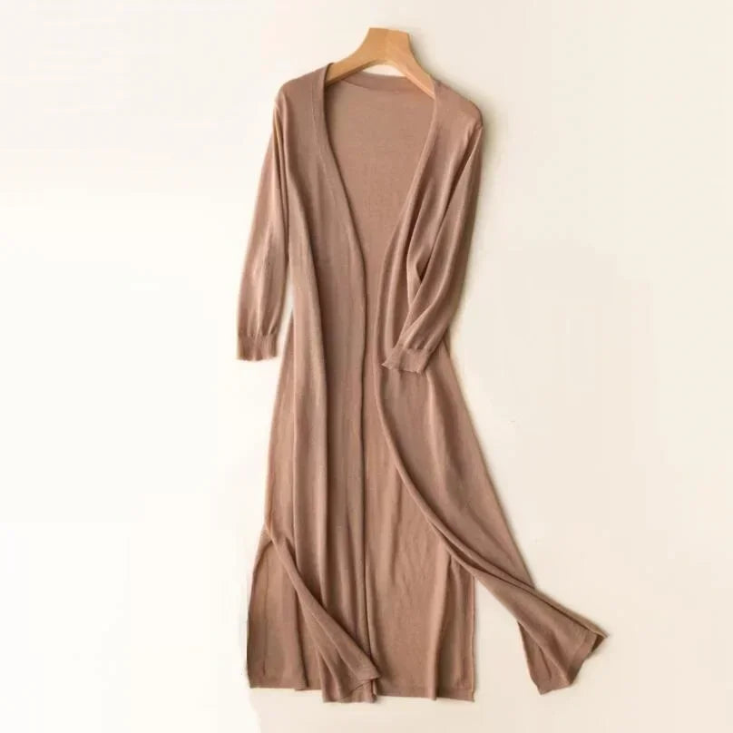 Rosaline - Cardigan lungo leggero
