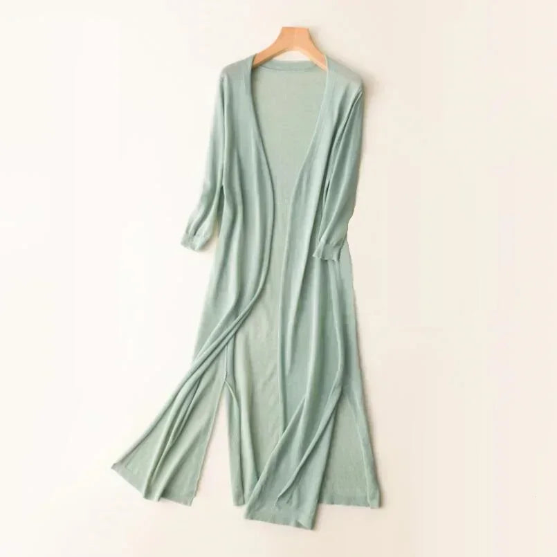 Rosaline - Cardigan lungo leggero