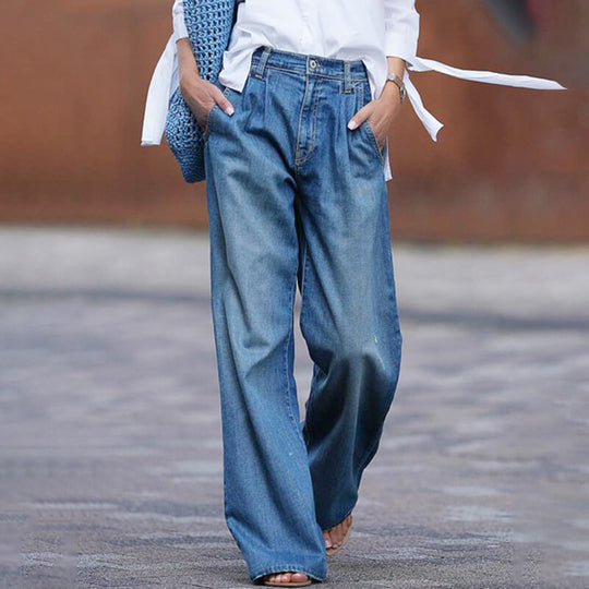 Grace - Jeans in denim a vita alta