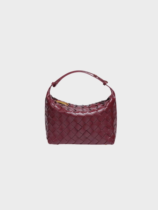 Fenella - Mini bolso tejido de cuero sintético