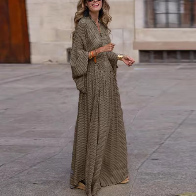 Alexis - Vestido maxi estampado