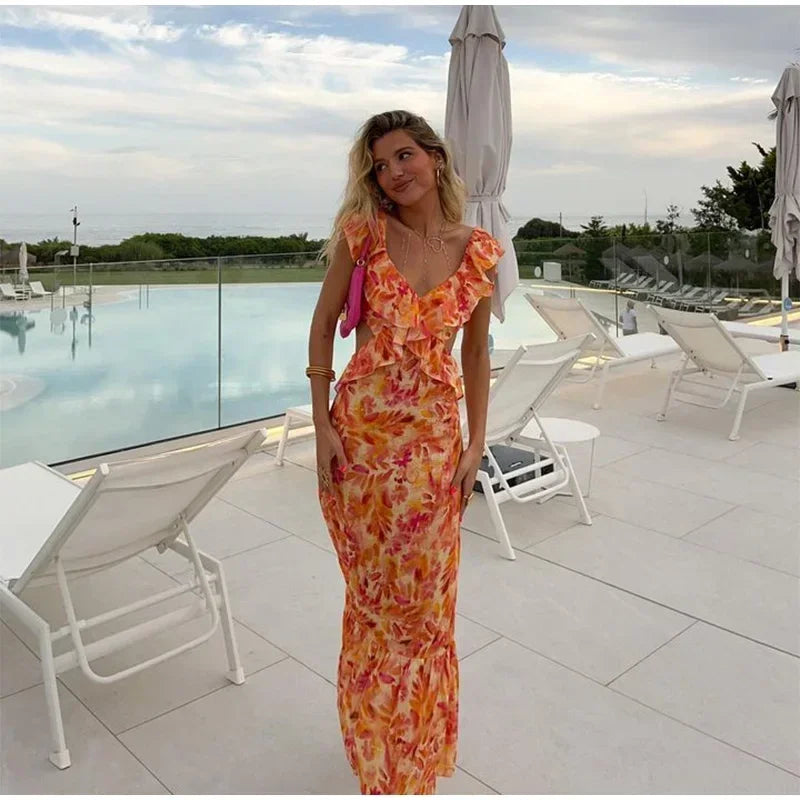 Francesca - Vestito con balze