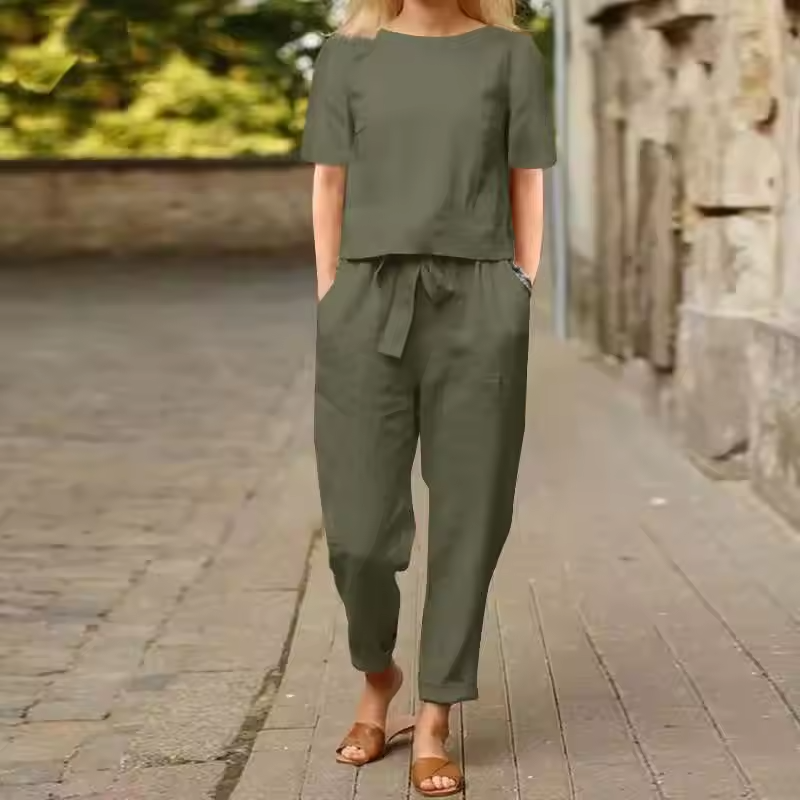 Ina - Ensemble en lin doux pour femme
