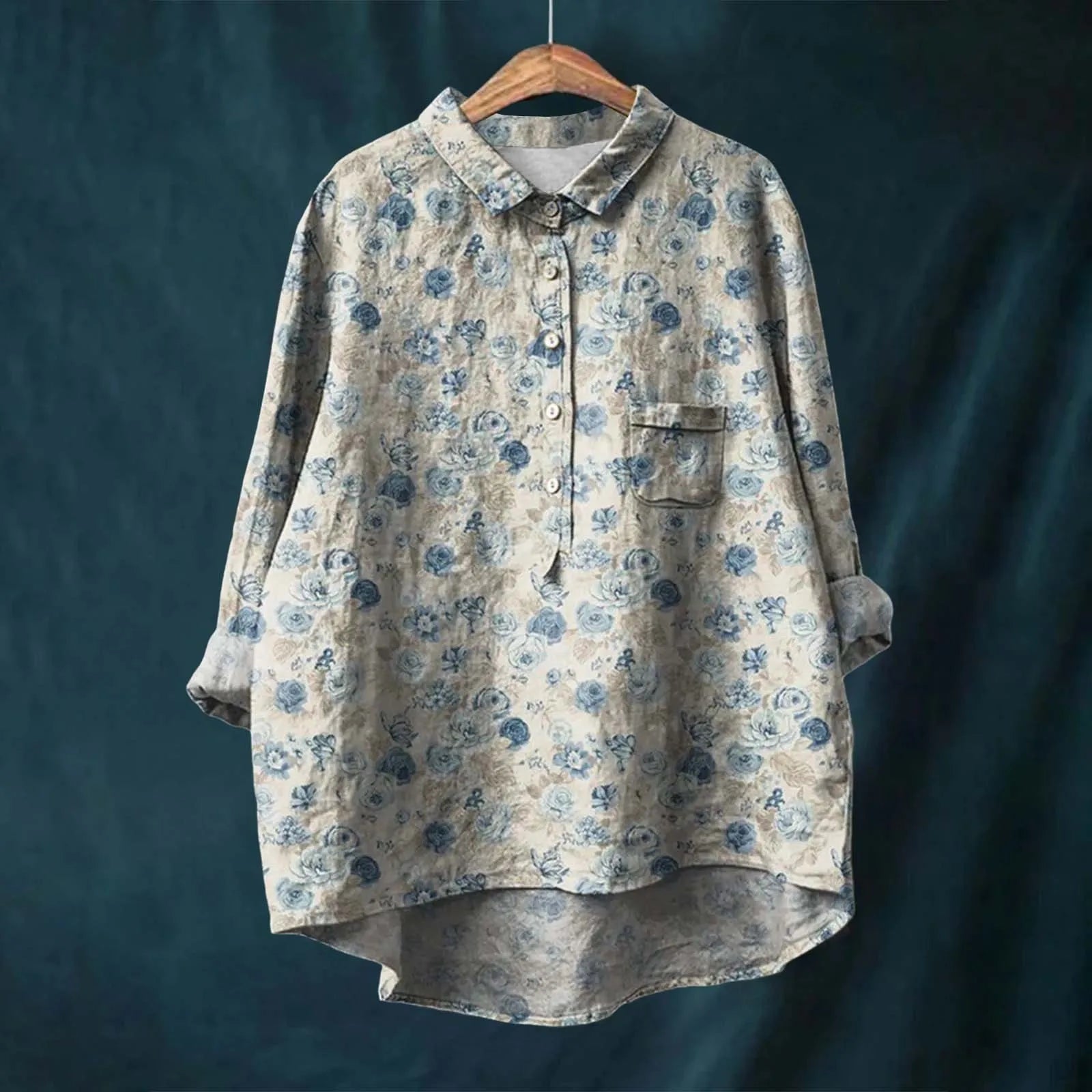 Ocean - Camicia a bottoni con motivo floreale