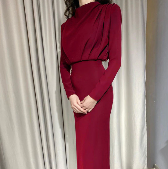 Ariella - Vestito elegante a maniche lunghe