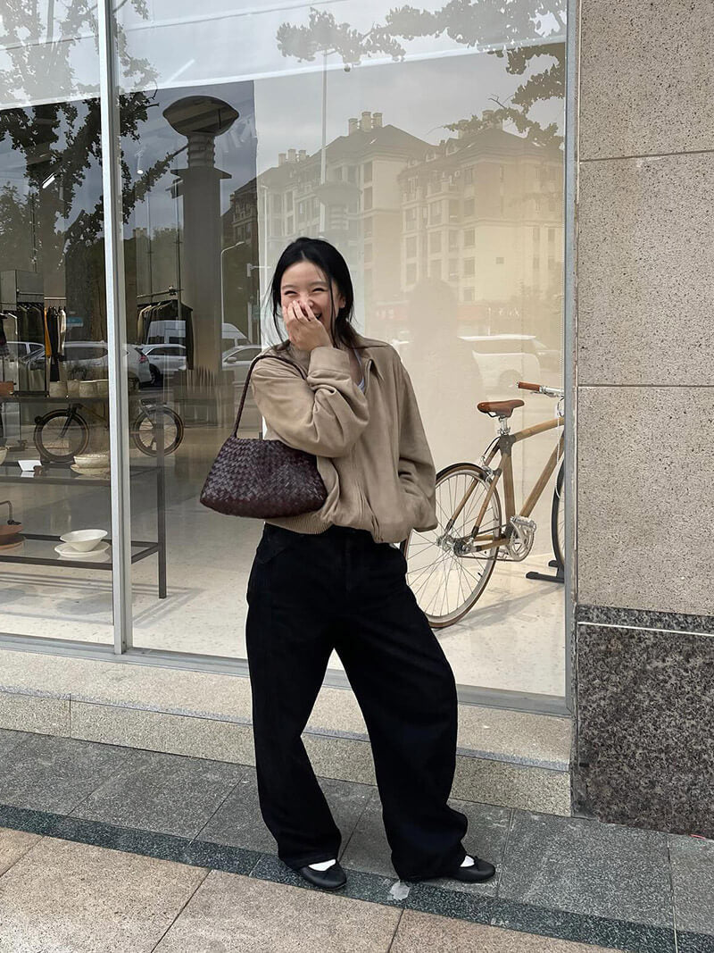 Aira - Bolso trenzado de cuero sintético