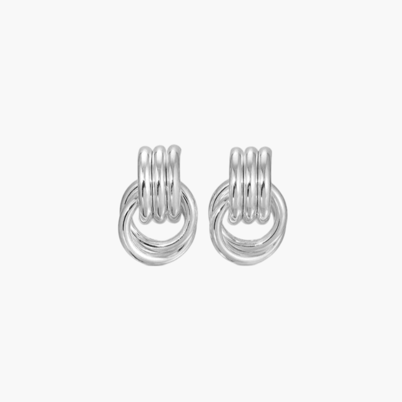 Florence - Pendientes con Nudo Elegancia Diaria