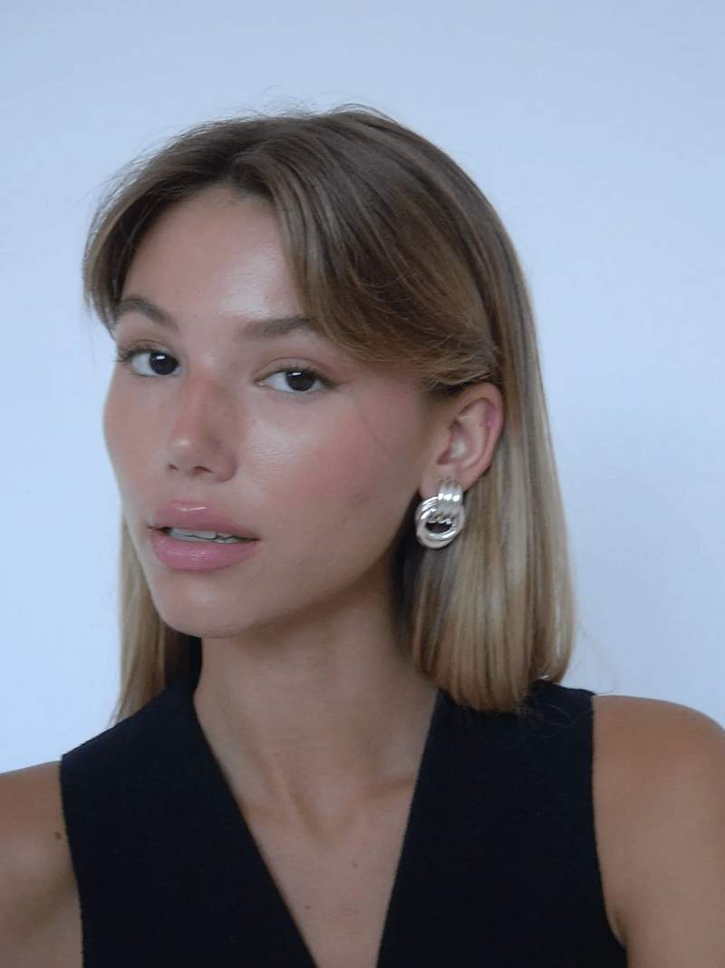 Florence - Pendientes con Nudo Elegancia Diaria