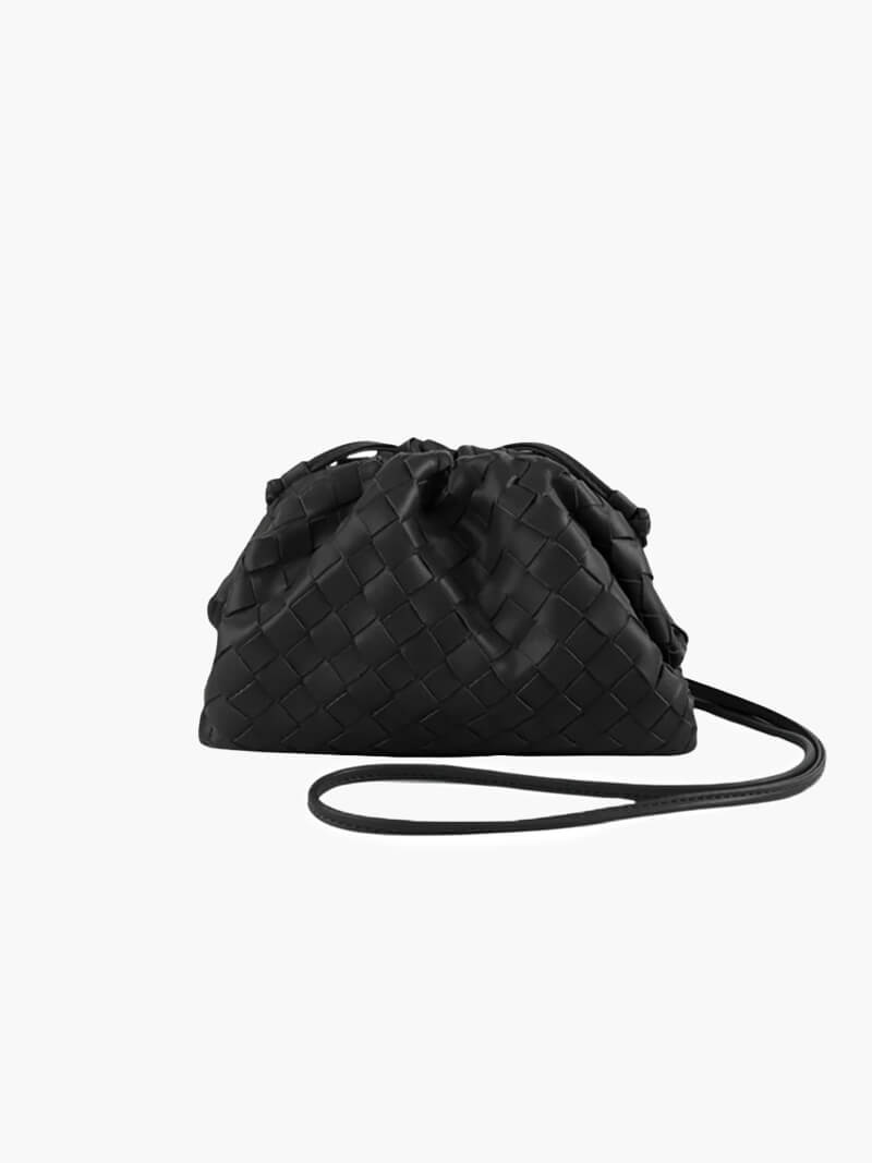 Rhea - Mini Bolso Tejido de Cuero Vegano