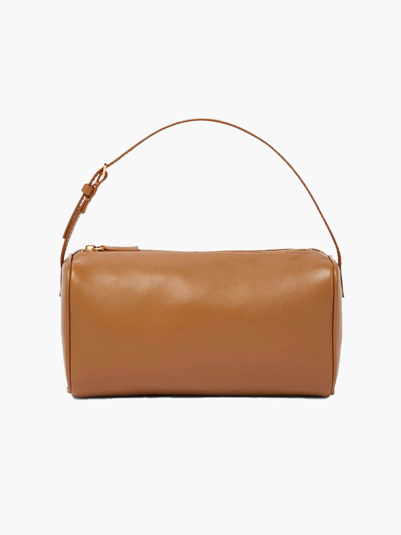 Ella - Bolso de hombro de cuero brillante con toque occidental