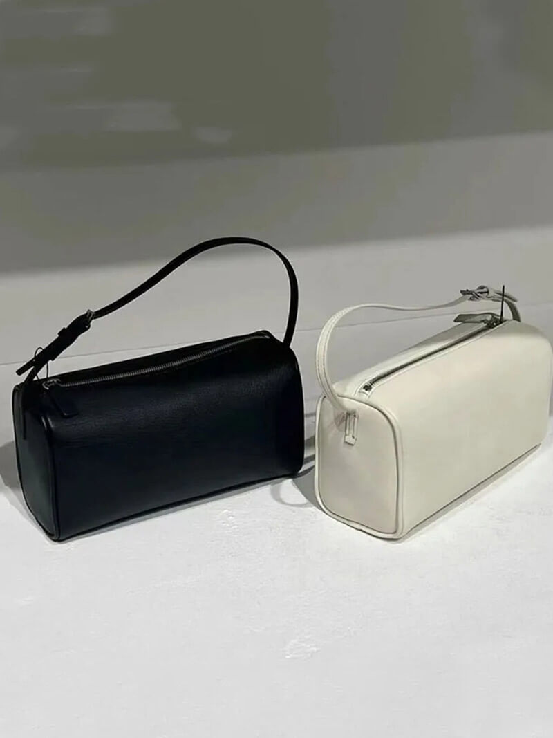 Ella - Borsa a Spalla in Pelle Lucida con Tocco Western