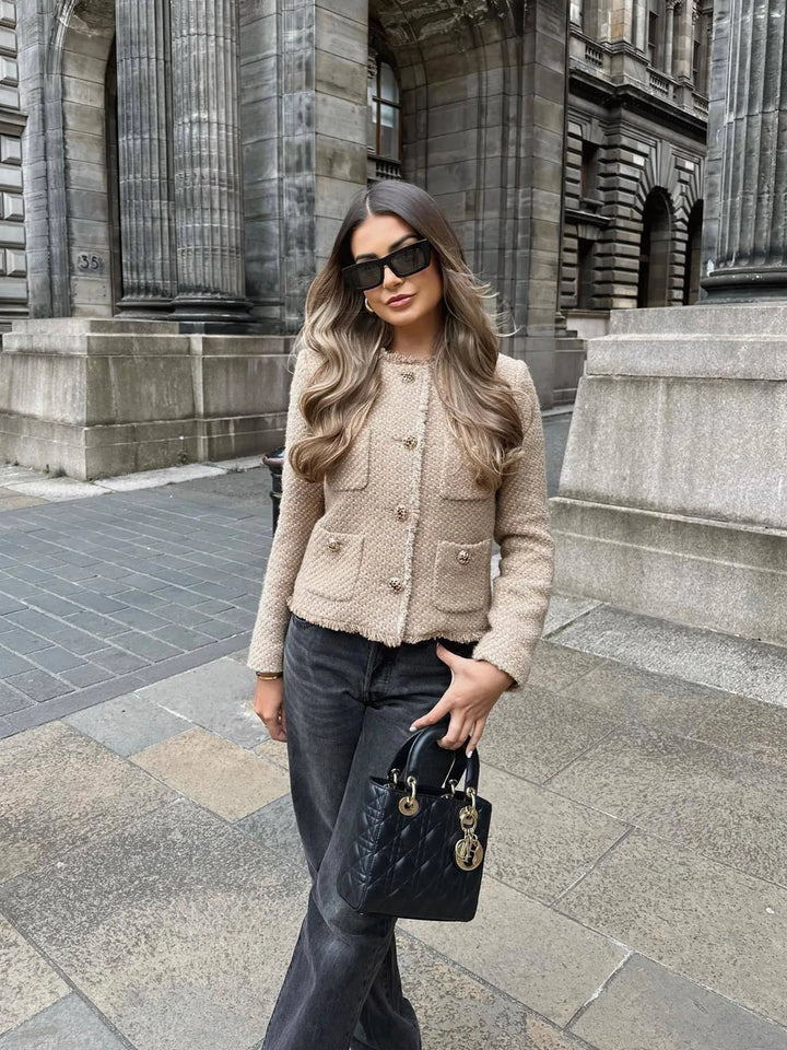 Aisha - Giacca corta in tweed
