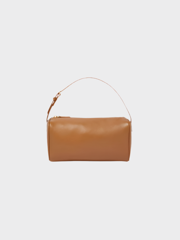Ella - Bolso de hombro de cuero brillante con toque occidental
