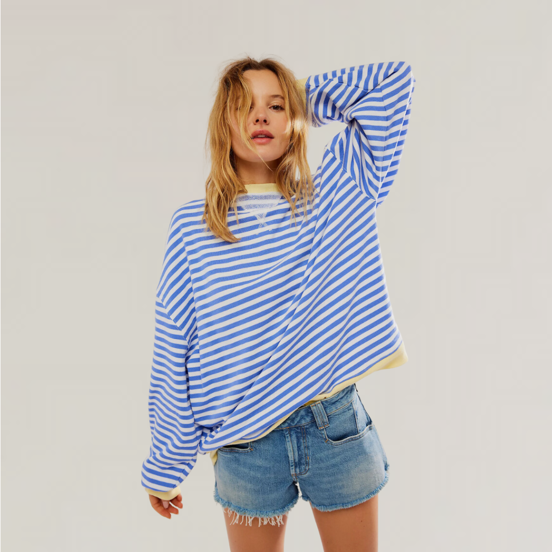 Zoe - Oversized pruhovaný svetr