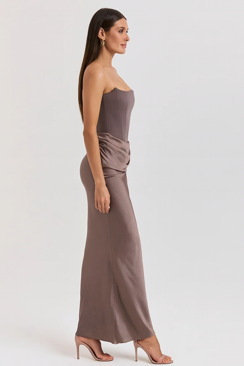 Vera - Vestido largo elegante sin tirantes