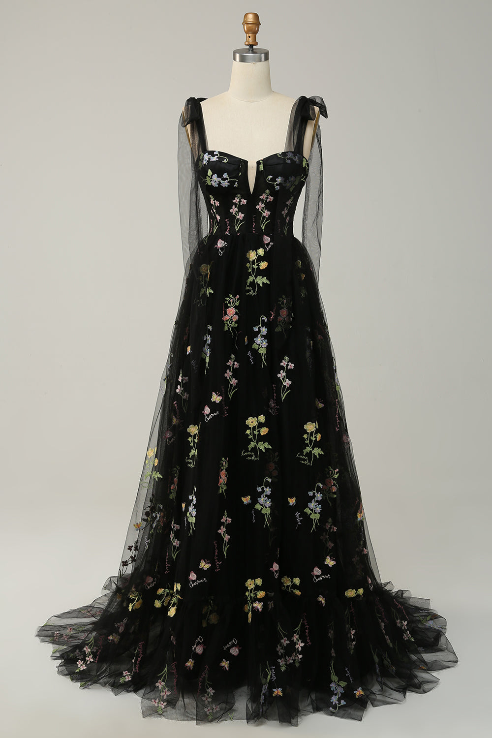 Macy - Vestito da sera trendy in tulle a linea ad A