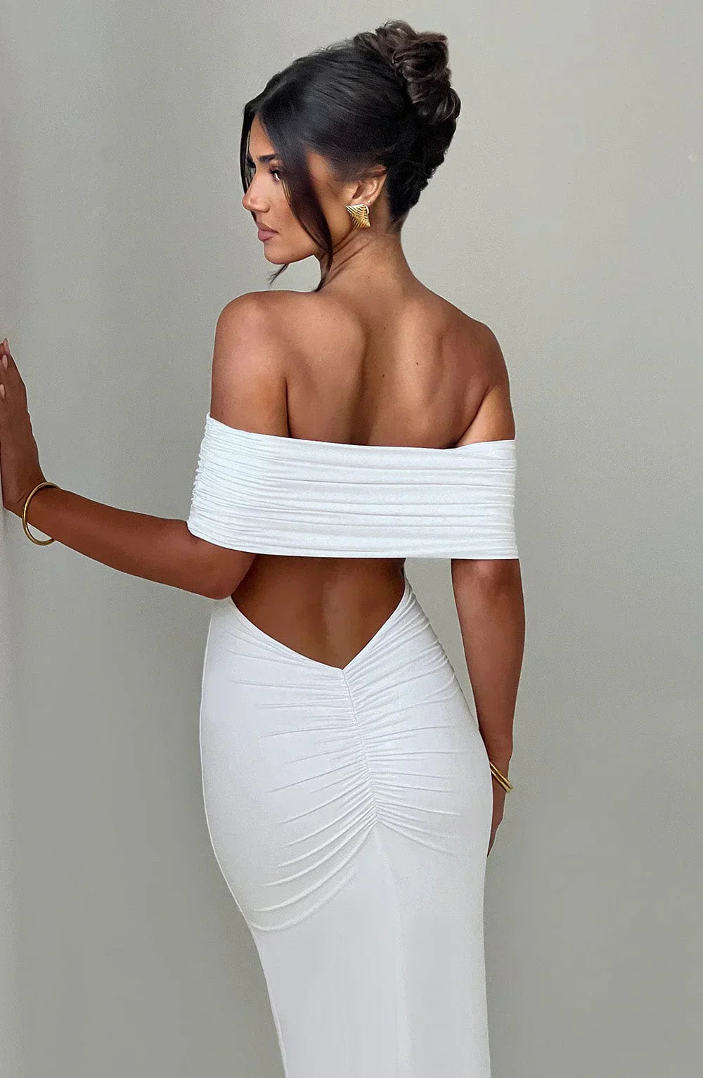 Serena - Robe longue élégante dos nu