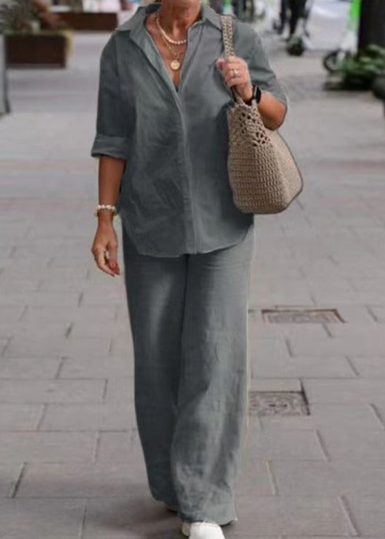 Mira - Completo Relax in Lino da Donna (Disponibile in Taglie Forti)