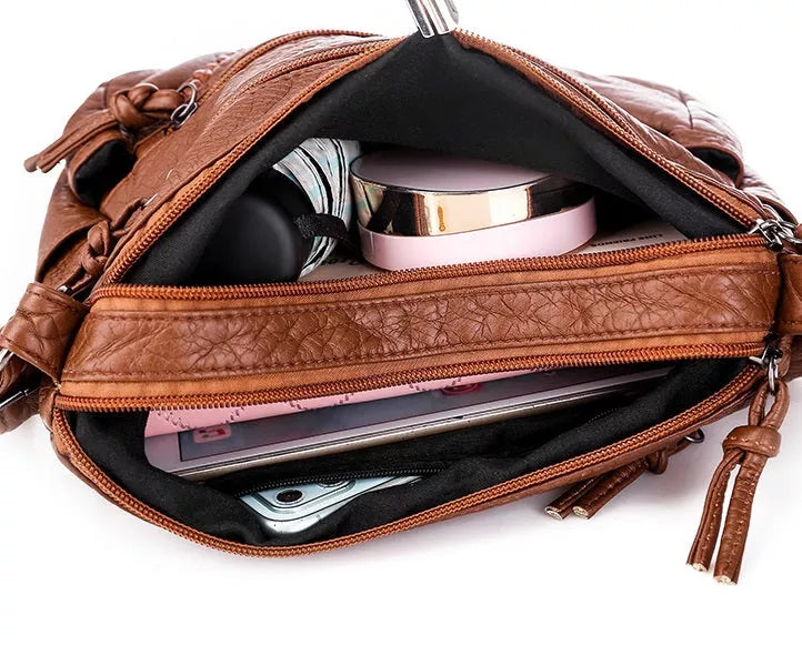 Indy - Borsa in pelle morbida e alla moda