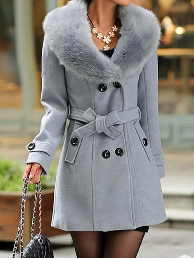 Dominique - Cappotto Invernale di Lusso da Donna