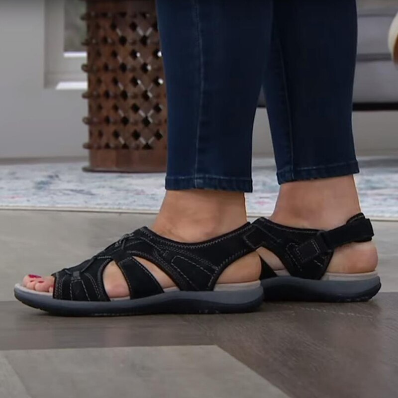 Leonie - Sandali con Supporto Regolabile per l'Arco per Comfort Tutto il Giorno