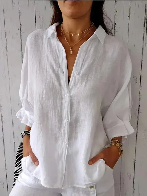 Tatiana - Camicetta Chic in Lino