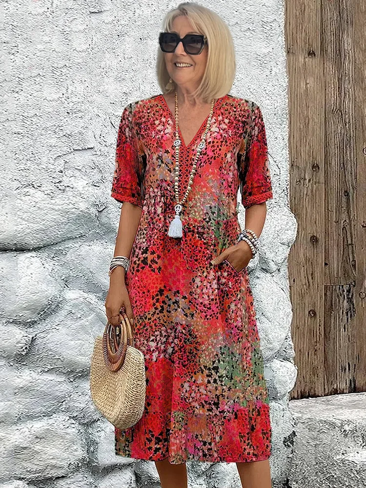 Daisy - Vestito Midi Estivo Vivace