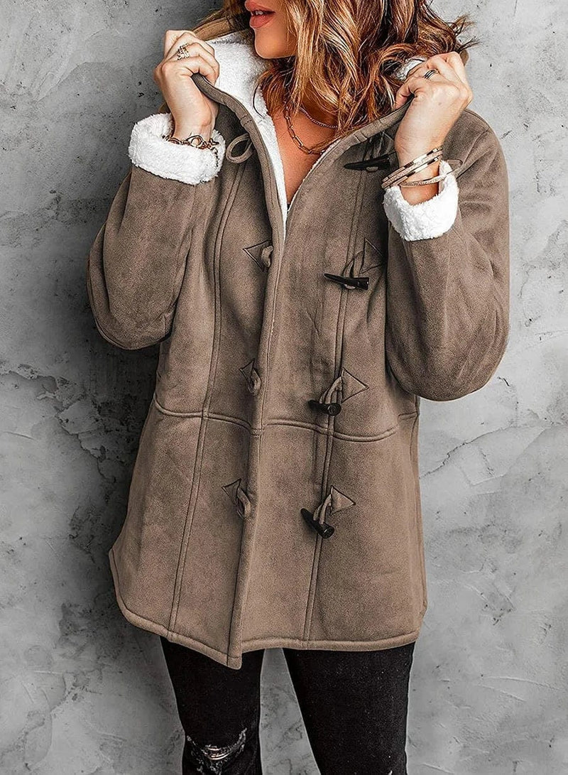 Charlotte - Fleece-Lined Hooded Coat