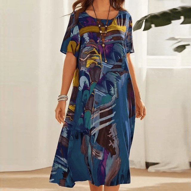 Elizabeth - Elegant Floral Dress
