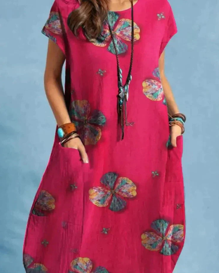 Hattie - Elegante Abito Midi Vintage (Disponibile in Taglie Forti)